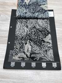 5026-1375-5 80 Lawn Miracle Wave Shibori Harmony Floral[Textile / Fabric] HOKKOH Additional Images