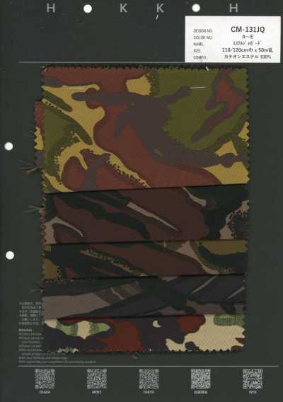 CM-131JQ Polyester Jacquard British Camo