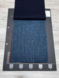 5027-300-1 Slub Cloth Vintage Nep Discharge[Textile / Fabric] HOKKOH Additional Images
