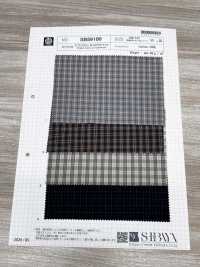 SB59100 Organic Cotton 60/- Typewriter Cloth Check[Textile / Fabric] SHIBAYA Additional Images