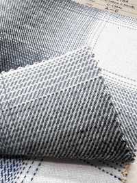 A-8184 Ombre Block Flannel Check[Textile / Fabric] Arinobe Shoten Additional Images