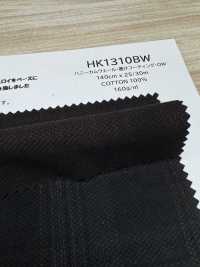 HK1310BW Honeycomb Wale, Sumi Ink Coating, OW[Textile / Fabric] KOYAMA Additional Images