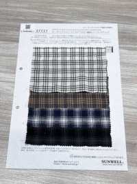 35535 Organic Cotton/TENCEL™ Lyocell Fiber Shirring Check[Textile / Fabric] SUNWELL Additional Images