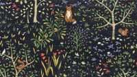 28127 60 Single-Yarn Lawn Forest Print[Textile / Fabric] SUNWELL Additional Images