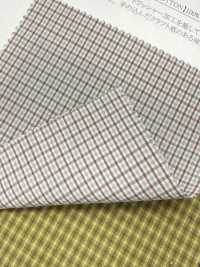 35549 Cotton Typewriter Cloth Mini Check Craft Washer Finish[Textile / Fabric] SUNWELL Additional Images