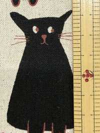 850615 Cotton Linen Canvas Stray Cat Friends[Textile / Fabric] VANCET Additional Images