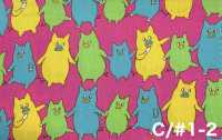850618 Broadcloth Crazy Rabuta[Textile / Fabric] VANCET Additional Images