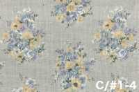 850622 Lawn Unbleached Cotton Rurudi Roman Floral Harmony[Textile / Fabric] VANCET Additional Images