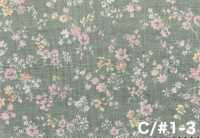 850623 Lawn Unbleached Cotton Luludi Roman Rose Nocturne[Textile / Fabric] VANCET Additional Images