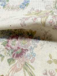 850624 Lawn Unbleached Cotton Luludi Roman Antique Bouquet[Textile / Fabric] VANCET Additional Images