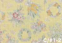 850624 Lawn Unbleached Cotton Luludi Roman Antique Bouquet[Textile / Fabric] VANCET Additional Images