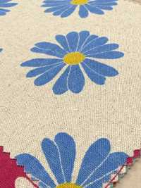 850625 Cotton Linen Canvas Daisy[Textile / Fabric] VANCET Additional Images