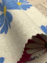 850625 Cotton Linen Canvas Daisy[Textile / Fabric] VANCET Additional Images