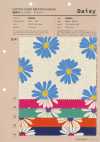 850625 Cotton Linen Canvas Daisy