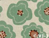 850626 Cotton Linen Canvas Flower Biscuit[Textile / Fabric] VANCET Additional Images