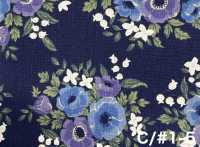 850627 Cotton Linen Canvas Anemone[Textile / Fabric] VANCET Additional Images