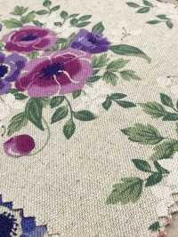 850627 Cotton Linen Canvas Anemone[Textile / Fabric] VANCET Additional Images