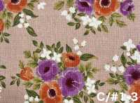 850627 Cotton Linen Canvas Anemone[Textile / Fabric] VANCET Additional Images