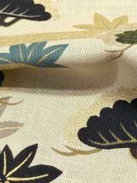 850630 Lawn Floral Gold Japanese Pattern, Rising Pine[Textile / Fabric] VANCET Additional Images