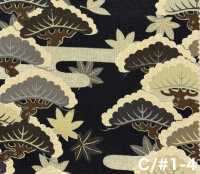 850630 Lawn Floral Gold Japanese Pattern, Rising Pine[Textile / Fabric] VANCET Additional Images