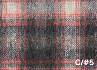 SBW8893 Alpaca Blend Wool Brushed Check[Textile / Fabric] SHIBAYA Additional Images
