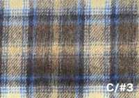 SBW8893 Alpaca Blend Wool Brushed Check[Textile / Fabric] SHIBAYA Additional Images