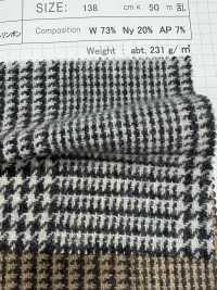SBW8186 Alpaca-blend Wool Glen Check/windowpane/herringbone[Textile / Fabric] SHIBAYA Additional Images