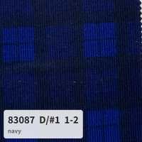83087 21-wale Corduroy Tartan Check[Textile / Fabric] VANCET Additional Images