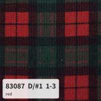 83087 21-wale Corduroy Tartan Check[Textile / Fabric] VANCET Additional Images