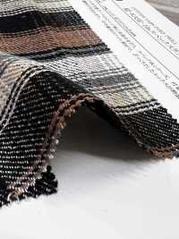 14449 Hank-KASE- 10s Spec Slub Twill Shadow Tartan Check[Textile / Fabric] SUNWELL Additional Images