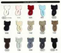 172-5210 Button Loop Woolly Nylon Type Standard Size (500 Pieces) 18mm Long X 10mm Wide[Button Loop Frog Button] DARIN Sub Photo