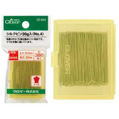 22604 Silk Pins, 20g, No. 4