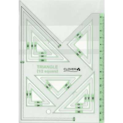 58000 Piece Template <Right Triangle 1/2>