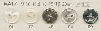 MA17 DAIYA BUTTONS Shell Polyester Buttons