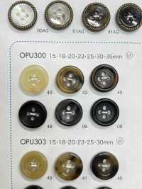 OPU300 Urea Resin Rimmed 4-hole Button Sub Photo