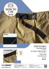 SIC-5509 Stretch Belt[Ribbon Tape Cord] SHINDO(SIC) Sub Photo