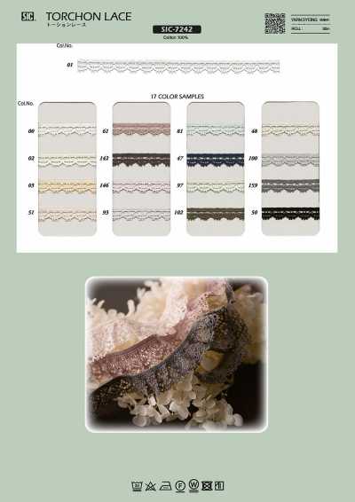 SIC-7242 Torchon Lace/9 Mm
