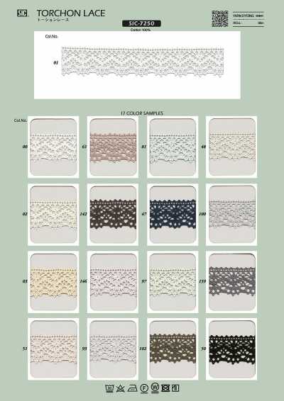SIC-7250 Torchon Lace/22 Mm