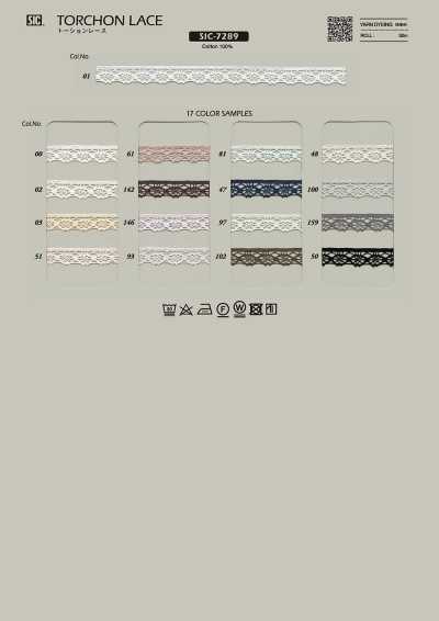 SIC-7289 Torchon Lace/9 Mm