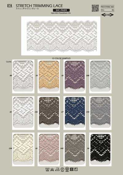 SIC-7409 Stretch Trimming Lace / 52 Mm