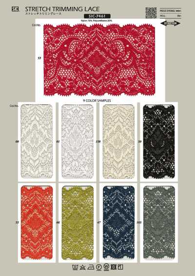 SIC-7461 Stretch Trimming Lace/70 Mm