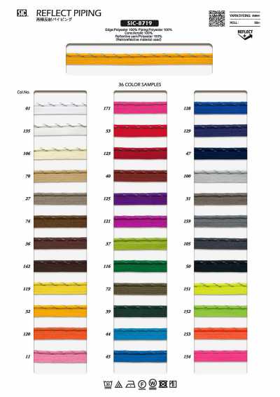 Retroreflective Piping Tape Approx. 8mm