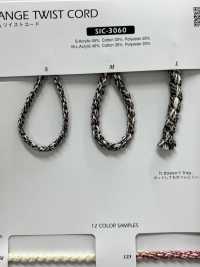 SIC-3060 Melange Twisted Cord[Ribbon Tape Cord] SHINDO(SIC) Sub Photo