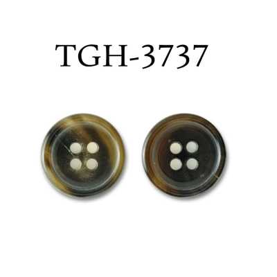 Original Water Buffalo Horn 4-Hole Button