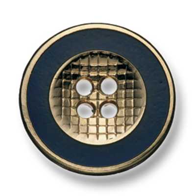331 Made In Japan Metal Button For Suits And Jackets Gold/Navy Blue
