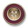 333 Japanese-made Metal Button For Suits And Jackets Gold/Red