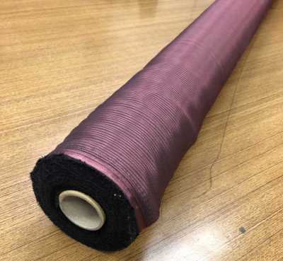 7958 Polyester Jacquard Lining Stripe Maroon [Outlet]