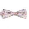 BF-ROSE-PI Silk Print Butterfly Tie Rose Pink