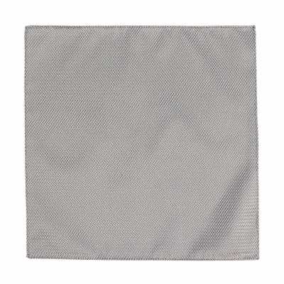 CF-01 Polyester Jacquard Pocket Square Light Gray