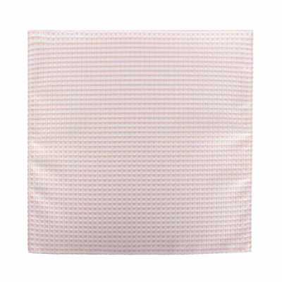 Made In Japan Jacquard Pocket Square, Pink Check